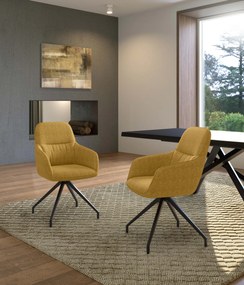 STONES Scaun din material textil 56cm X 56cm H. 87cm | Aosom Romania