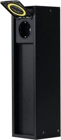 Priza pentru exterior tip stalp OUTDOOR PLUG 2kW IP54 BK