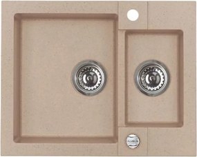 Chiuveta compozit Alveus Rock 80 bej 60x48 cm