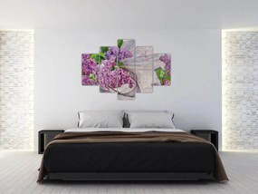 Tablou - Flori de liliac (150x105 cm)