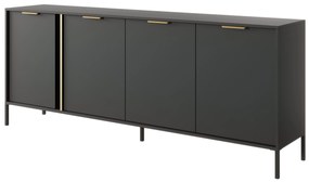 Dulap Lyran 4D (antracit + Auriu). 1071357
