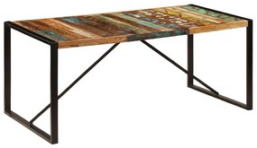 vidaXL Masă de bucătărie, 180 x 90 x 75 cm, lemn masiv reciclat