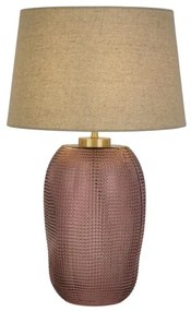 Searchlight EU44652PI - Lampă de masă AMETHYST 1xE27/60W/230V