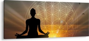 Tablou cu meditație (120x50 cm)