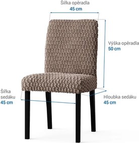 Gaico Huse bielastice MOSAICO alunei scaun cu spatar 2 buc (45 x 45 x 50 cm)
