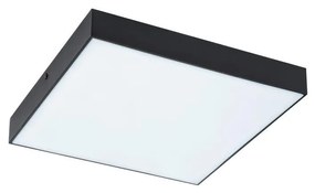 Plafonieră LED/18W/230V 3000-6000K IP44 neagră Rabalux