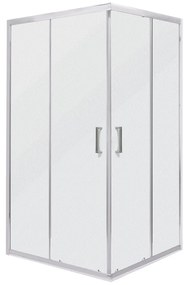 Malibu SQ 90x80 szögletes zuhanykabin zuhanytálca nélkül