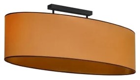 Lustră aplicată Duolla OVAL VEGAN 2xE27/15W/230V maro