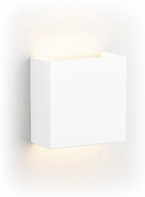 Aplica LED de perete cu lumina ambientala design modern Gent alb
