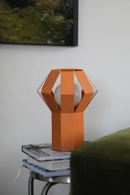 Markslöjd 109149 - Lampă de masă OCTA 1xE27/60W/230V portocalie