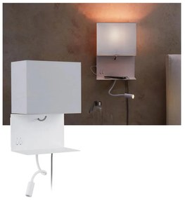 Paulmann 78913 - Aplica de perete MERANI 230V, LED/2,5W + 1xE27/40W cu port USB