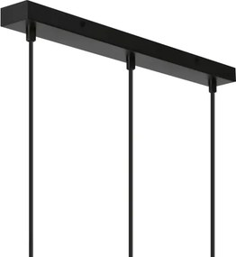 BRILAGI - Lustru suspendat pe cablu PEBBLES 3xE27/40W/230V negru