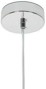 Lustra suspendata din sticla structurata Hat 60 transparent