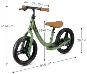 Bicicletă fără pedale KINDERKRAFT SPACE verde