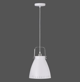 Lustră pe cablu EVA 1xE27/60W/230V albă Leuchten Direkt 11059-16