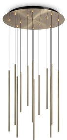 Lustra cu 12 pendule LED design tubular FILO sp12 2700k alama