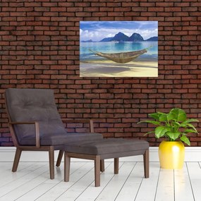 Tablou - Hamac pe plajă (70x50 cm)