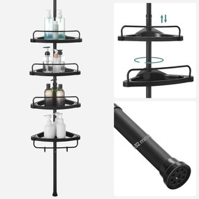 Raft telescopic pentru baie BLAKO