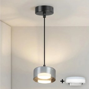Brilagi - lustru LED RGB reglabil AURA LUX 1xGX53/14W/230V Wi-Fi Tuya negru/fumuriu