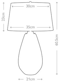 Lampă LED de masă Elstead LENA-TL-S-SMOKE LENA 1xE27/60W/230V + 1xGU10/7W gri