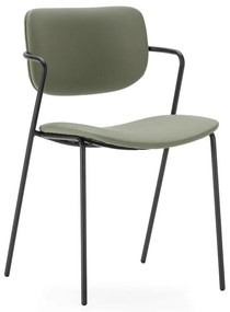 Scaune de dining kaki 2 buc. Maika – Marckeric