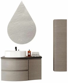 Set Mobilier Baie Suspendat Aleda, Model A1 Golden Oak