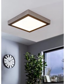 Plafonieră LED Eglo FUEVA 78218, 22 W, 230 V, 30 x 30 cm, crom mat