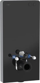 Mexen Tex Air G cadru pneumatic pentru WC, sticlă neagră - 61150A-70