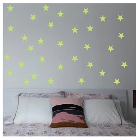 Steluțe luminoase pe perete 100 psc