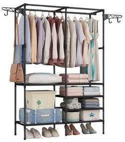 Suport pentru haine LRA-08 negru