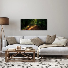 Tablou cu poteca prin pădure (120x50 cm)
