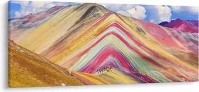 Tablou - Muntele Curcubeu, Peru (120x50 cm)