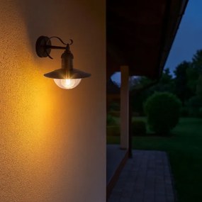 Brilagi - Aplica de exterior MOLDE 1xE27/60W/230V IP44 negru