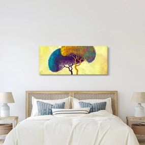 Tablou - Copaci în deal (120x50 cm)