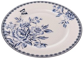 Farfurie de porțelan Blue Rose,  19,5 cm