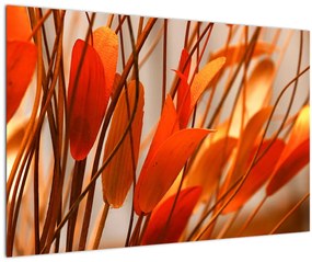 Tablou - Frunze înflorite (90x60 cm)