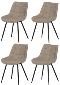 Set de scaune de sufragerie CT-395 CRM2, 4 buc.