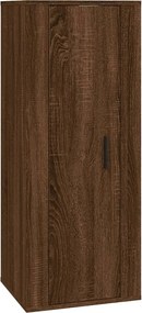 vidaXL Dulap TV montat pe perete, stejar maro, 40x34,5x100 cm