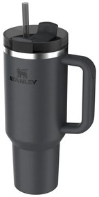Termos negru cu pai din oțel inoxidabil 1,18 l Quencher H2.0 FlowState Tumbler Black – Stanley