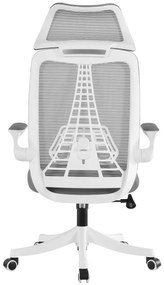 RESIGILAT- Scaun ergonomic Babur-H, spatar Mesh, sezut textil, Gri