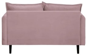 Canapea mov lavandă cu tapițerie din catifea 138 cm Juli – Ropez