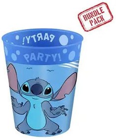 Disney Lilo și Stitch Angel Set de pahare din plastic premium micro 4 buc 250 ml