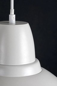 Lustra, Pendul design industrial Wilbour alb