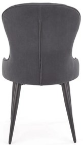 Scaun de bucaterie Rilla, gri/negru