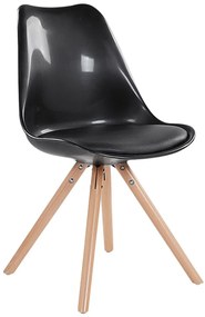 Scaun de sufragerie Doha (negru). 1009800