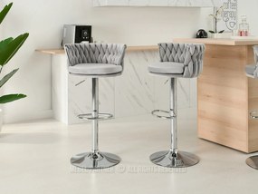 Scaun Adel (gri + chom). 1110644