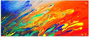 Tablou - Abstract colorat (120x50 cm)