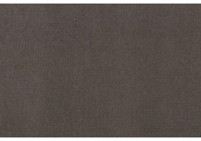 Canapea extensibilă PALERMO, cu spațiu de depozitare și taburet, maro, cu șezlong pe partea dreaptă