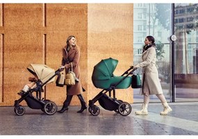 Cărucior de copii combinat 3 în 1 KINDERKRAFT SELECT PRIME 2 Premium Sandrose bej