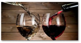 Tablou pe acril Două pahare de vin